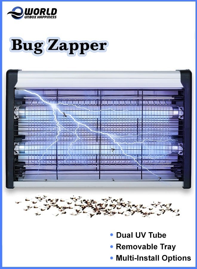 Eworld 20W Electric Mosquito Killer Lamp with Dual UV Tubes | High-Voltage Bug Zapper for Indoor & Outdoor | Chemical-Free Mosquito & Fly Control, Home & Commercial Use - Image 1